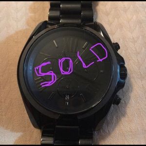 Michael Kors-Black Stainless Steel Bracelet Watch